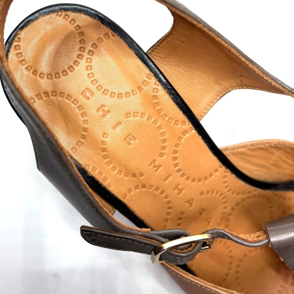 New! Chie Mihara Reinol Two-Tone Open-Toe Heeled Sandals | 39.5 - Picture 4 of 10